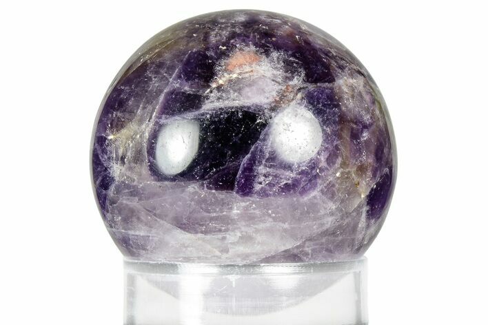 Polished Chevron Amethyst Sphere - India #359828